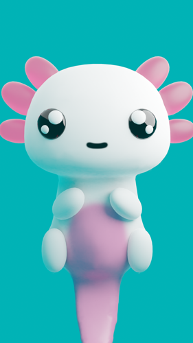 Cute axolotl preview image